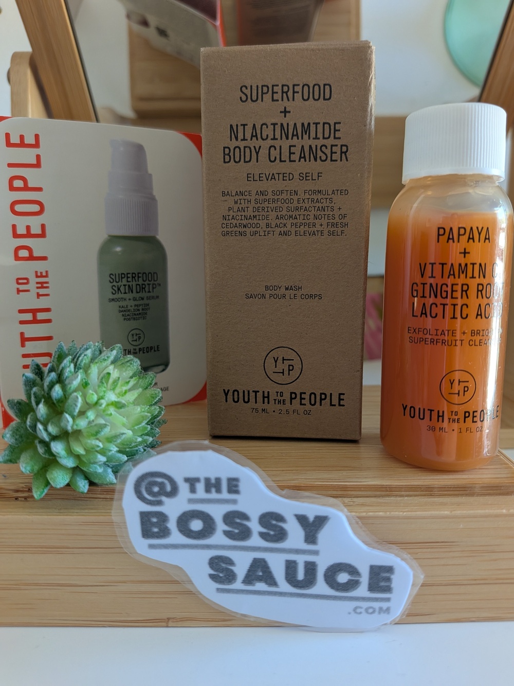 🌸 Youth To The People Superfood Body + Face Cleanser Travel Size Trio NWT